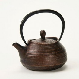 茶壺刷眼小銅黑色