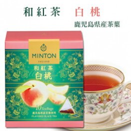 MINTON 和紅茶 日本鹿兒島茶葉-白桃-JF@